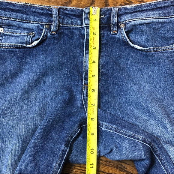 ACNE STUDIOS Women Blue ‘SKIN 5 USED BLUE’ Skinny Low Rise Jeans Sz 27/32 - Picture 12 of 16